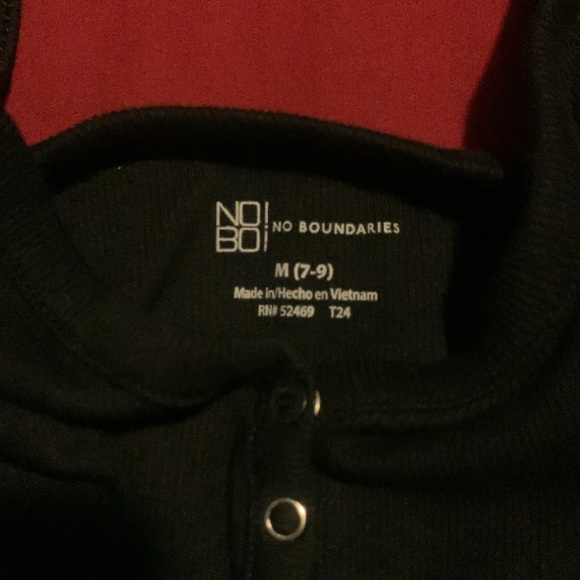 Brand, No boundaries. Color, black. Spaghetti strapped, crop top. - Picture 2 of 2